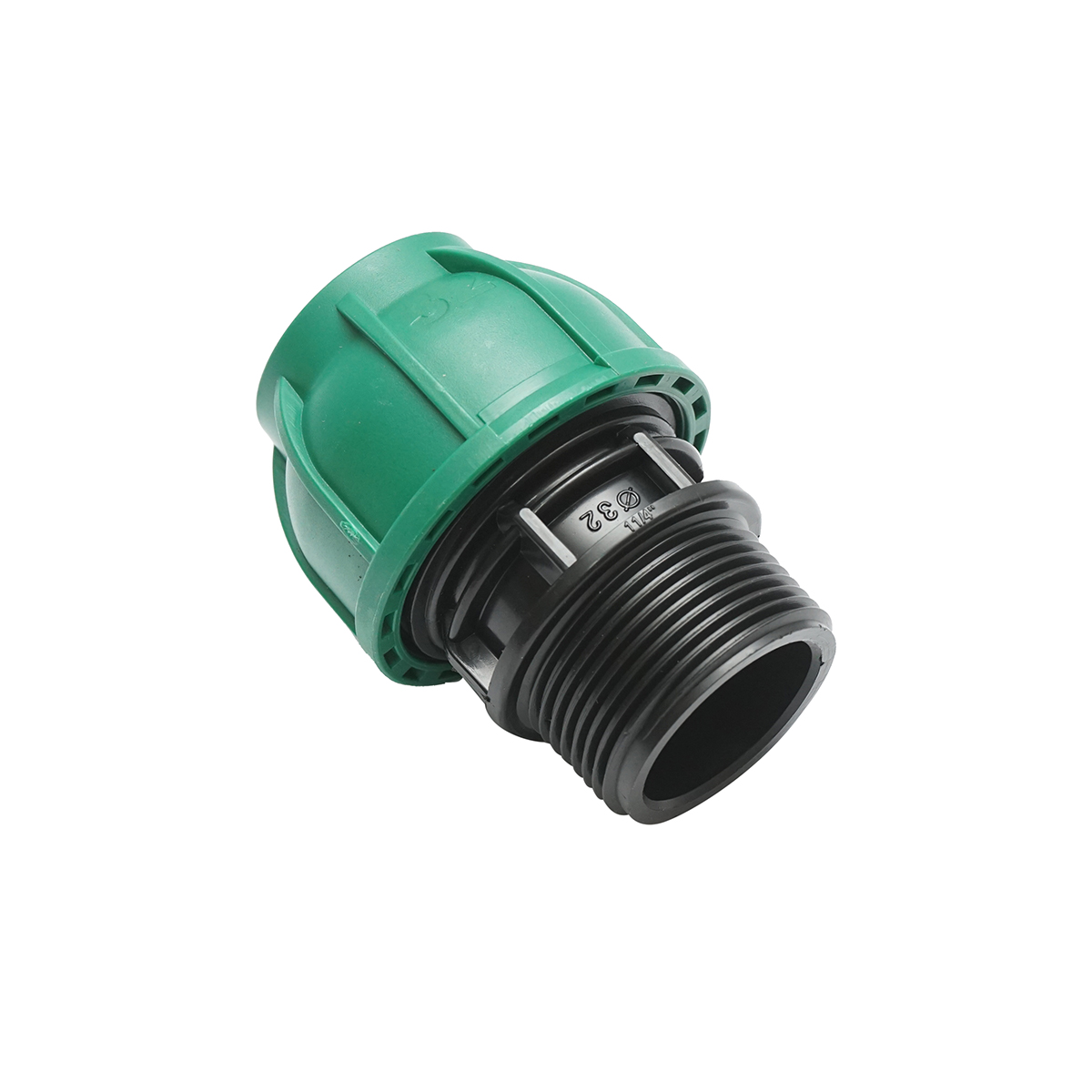 Racord compresiune cu filet exterior D32mmx1-1/4 inch, PN10 bar pentru sisteme de irigatii - imagine 3