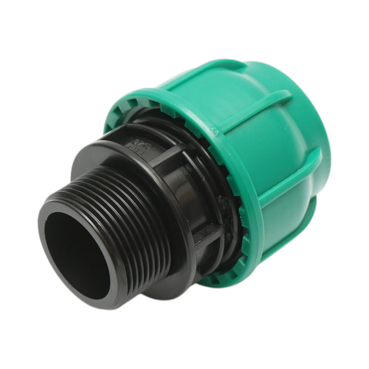 Racord compresiune cu filet exterior 40mmx1-1/4 inch, PN16 bar pentru sisteme de irigatii - imagine 4