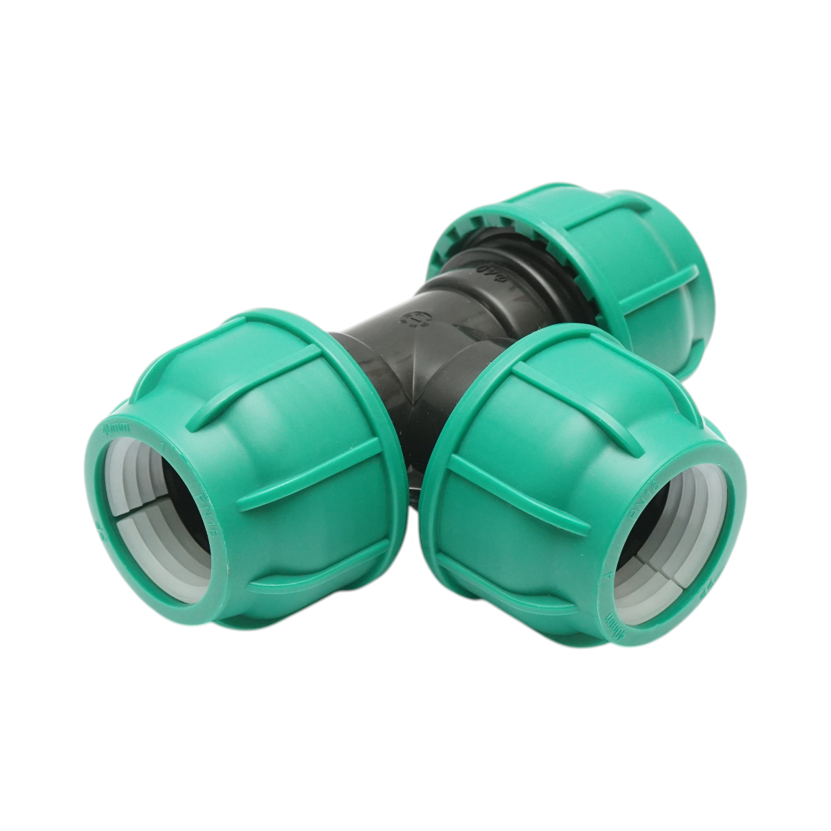 Teu compresiune egal 40x40x40mm, PN16 bar pentru sisteme de irigatii - imagine 4