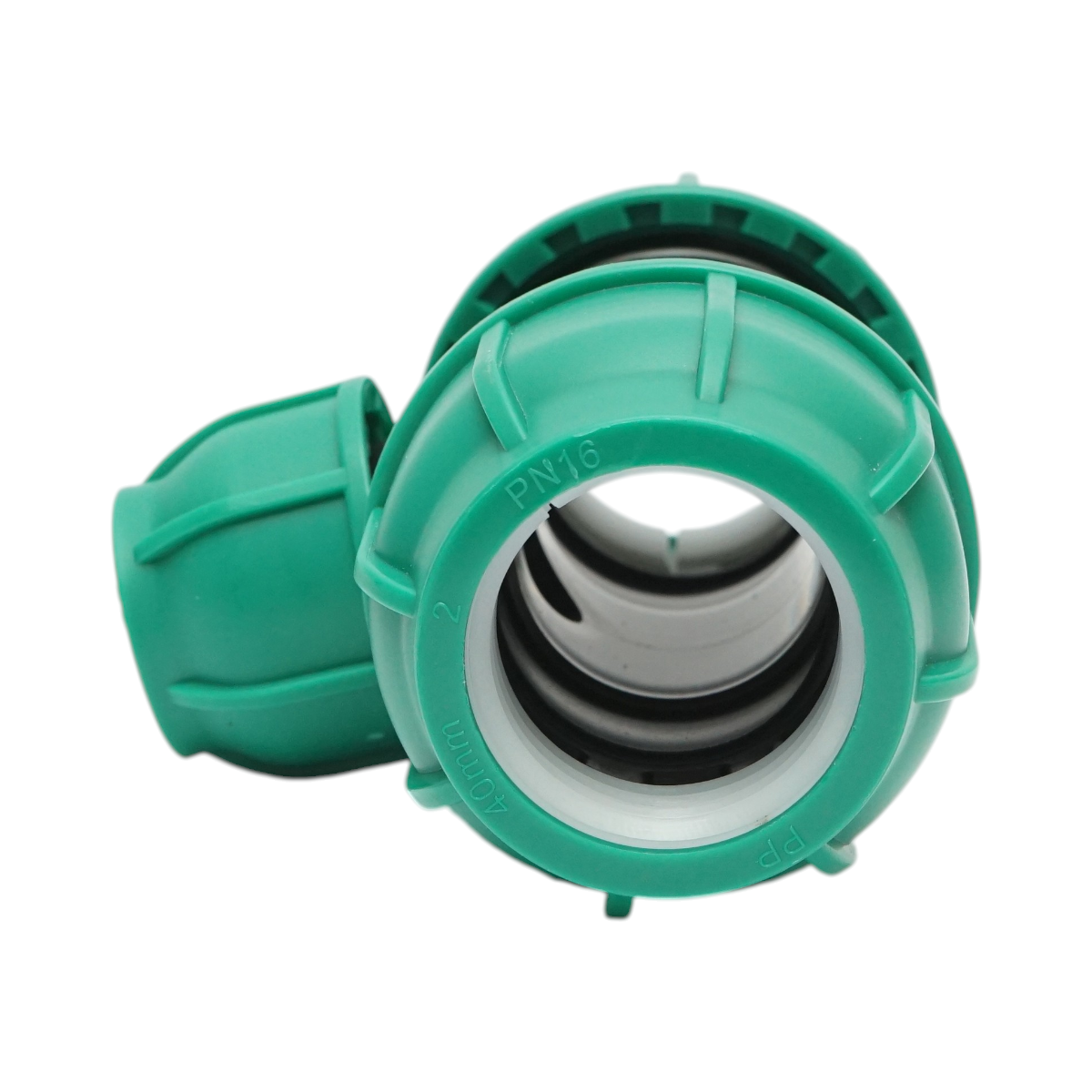 Teu reductie compresiune 40x25x40mm, PN16 bar pentru sisteme de irigatii - imagine 2