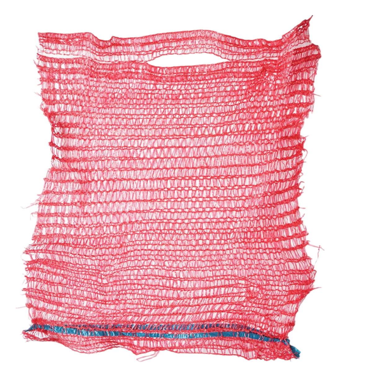Sac plasa cu maner 270x350mm tip Raschel pentru legume 5Kg rosu - imagine 2