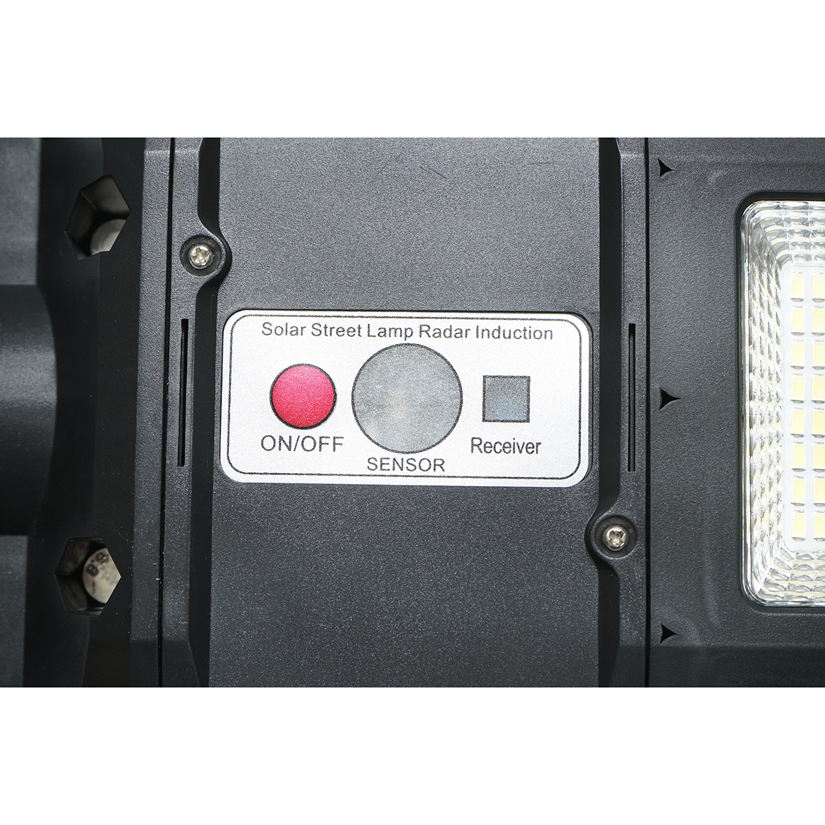 Lampa solara LED 600W cu panou solar 18W, baterie LiFePO4 3.2V/15Ah, 6500K, 2090lm, senzor de miscare, telecomanda IP65 Breckner Germany - imagine 6