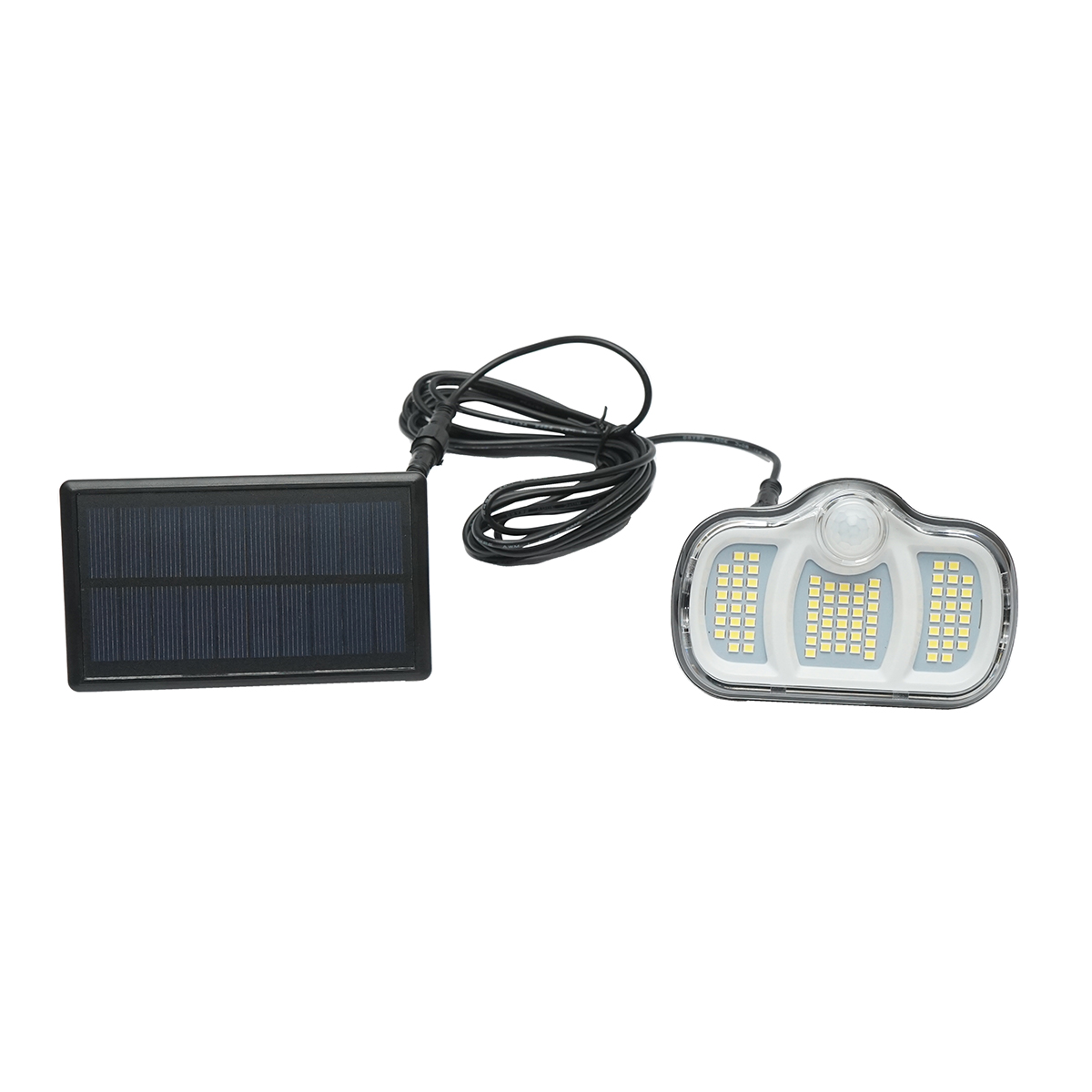 Lampa solara LED cu panou 0.8W de perete, baterie 3.7V, 1200mAh si senzor de miscare Breckner Germany - imagine 3