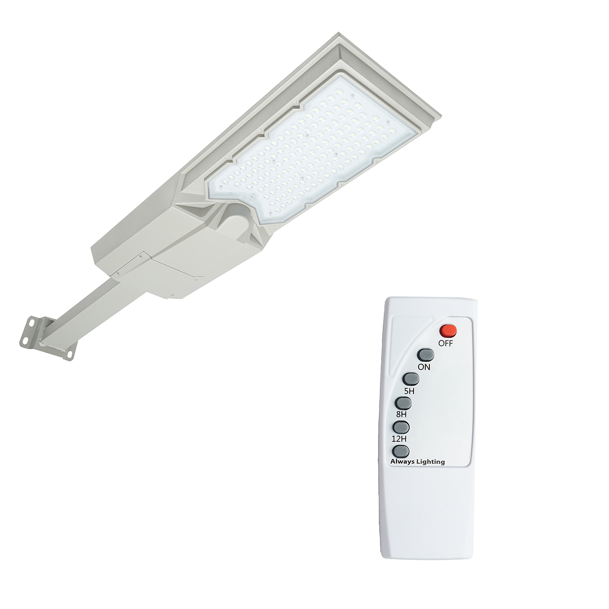Lampa solara LED iluminat stradal 1000W, 6500K, IP65 cu panou solar si telecomanda Breckner Germany