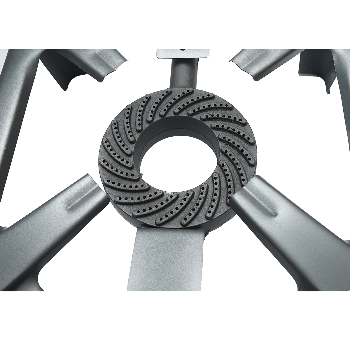 Pirostrie, arzator pe gaz patrat cu 4 picioare 400x400x106mm - imagine 3