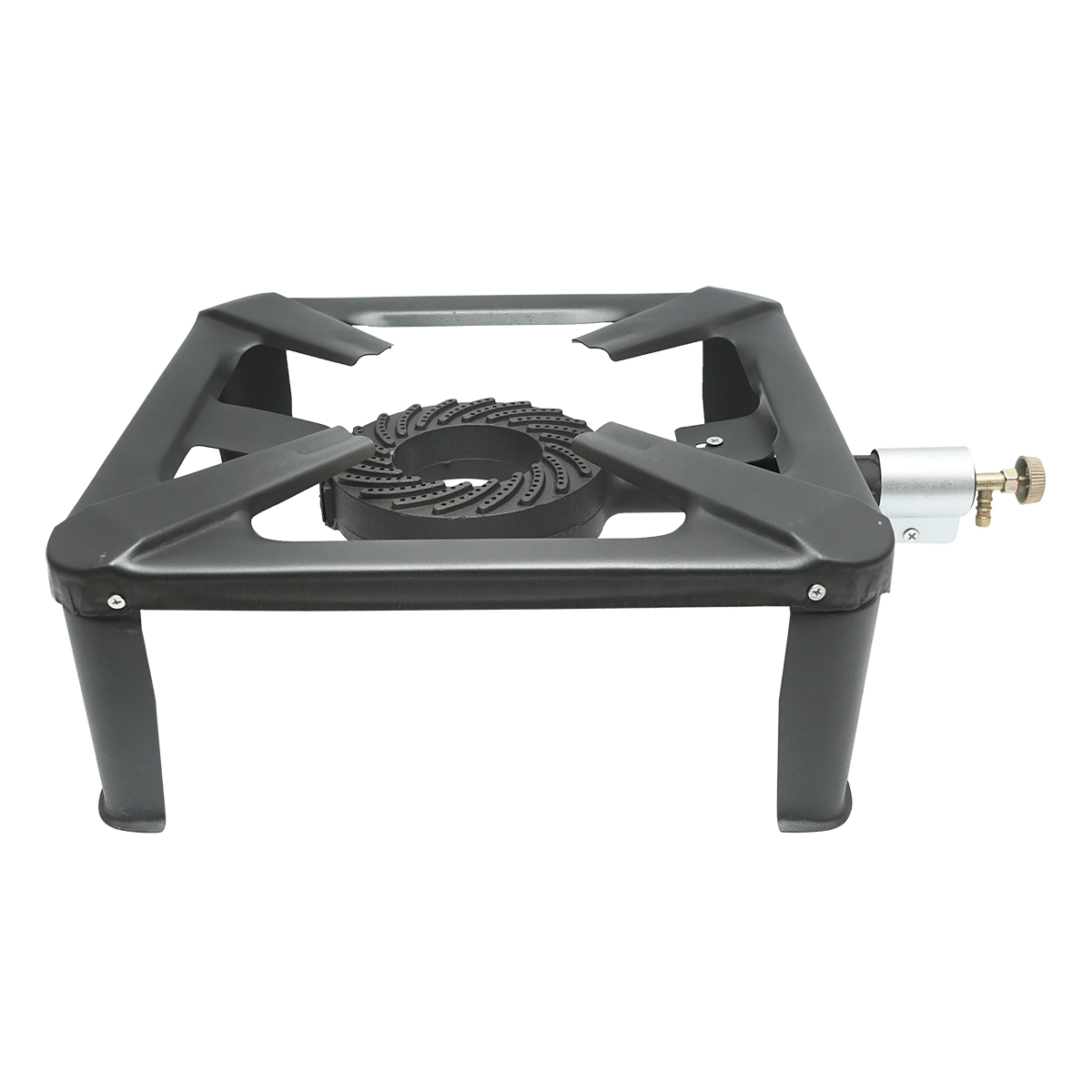 Pirostrie, arzator pe gaz patrat cu 4 picioare 400x400x106mm - imagine 2