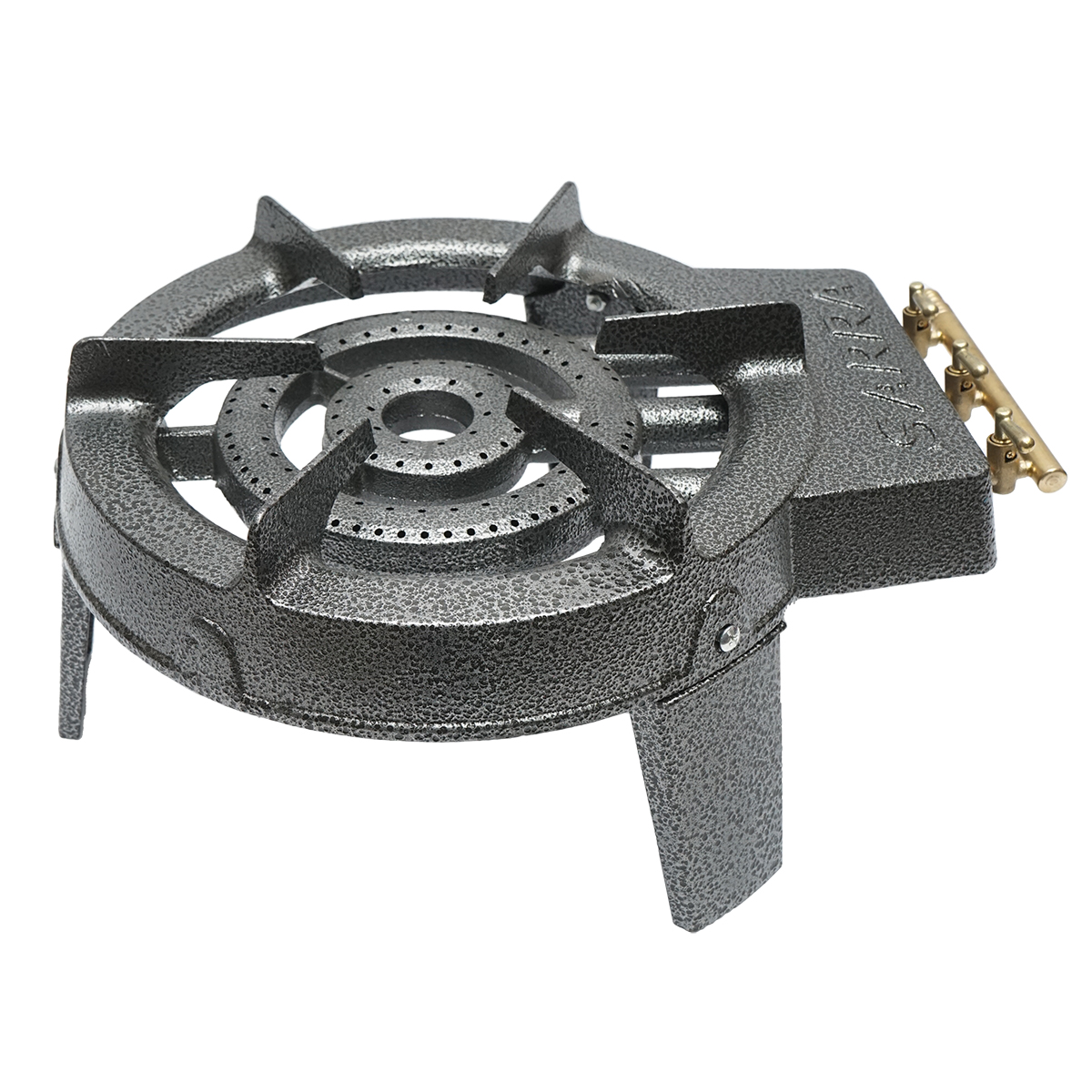 Pirostrie, arzator pe gaz din fonta cu 3 picioare 300x107mm - imagine 4