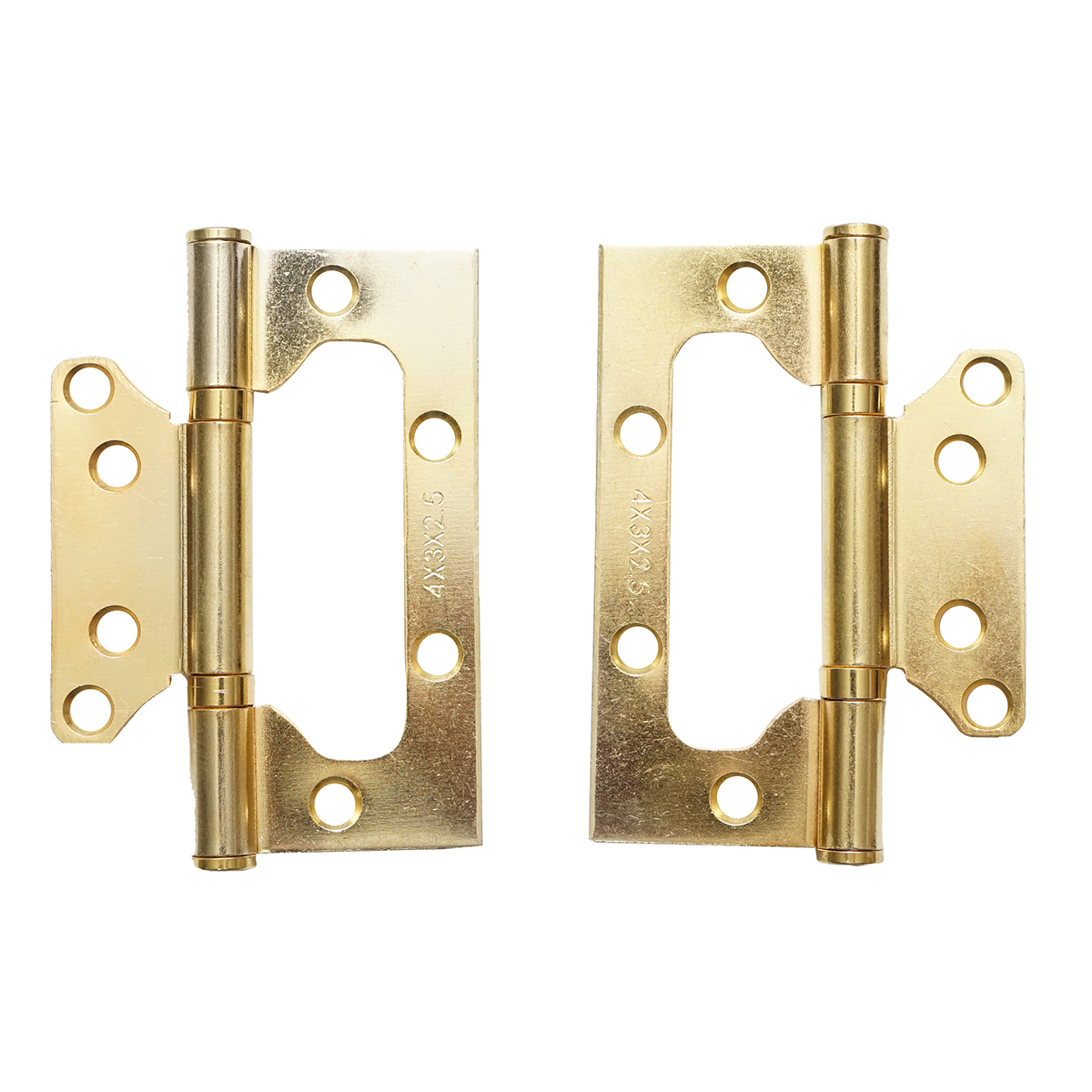 Set 2 balamale coplanare 100x73mm, zincate cu suruburi - imagine 2