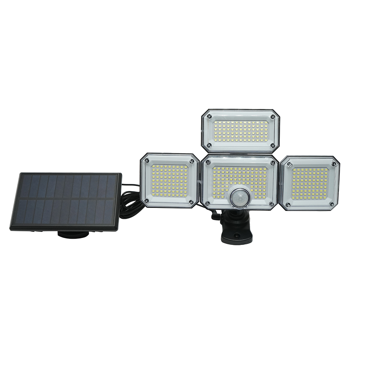 Lampa LED 8W cu panou solar 1.5W, baterie 2400mAh, senzor de miscare si telecomanda IP65 Breckner Germany - imagine 2