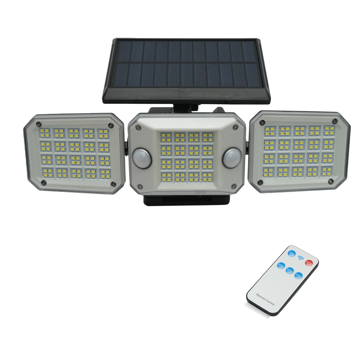 Lampa LED cu panou solar 1.8W/5.5V, baterie 2000mAh, senzor de miscare si telecomanda IP65 Breckner Germany