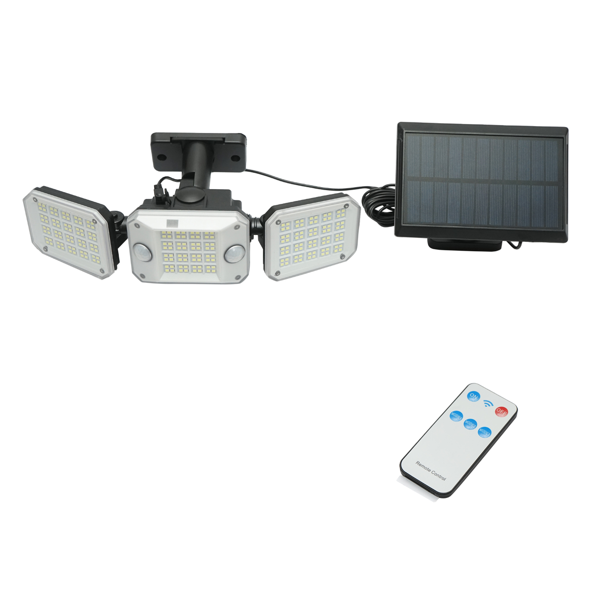 Lampa LED cu panou solar telecomanda si baterie 2000mAh, IP65 Breckner Germany
