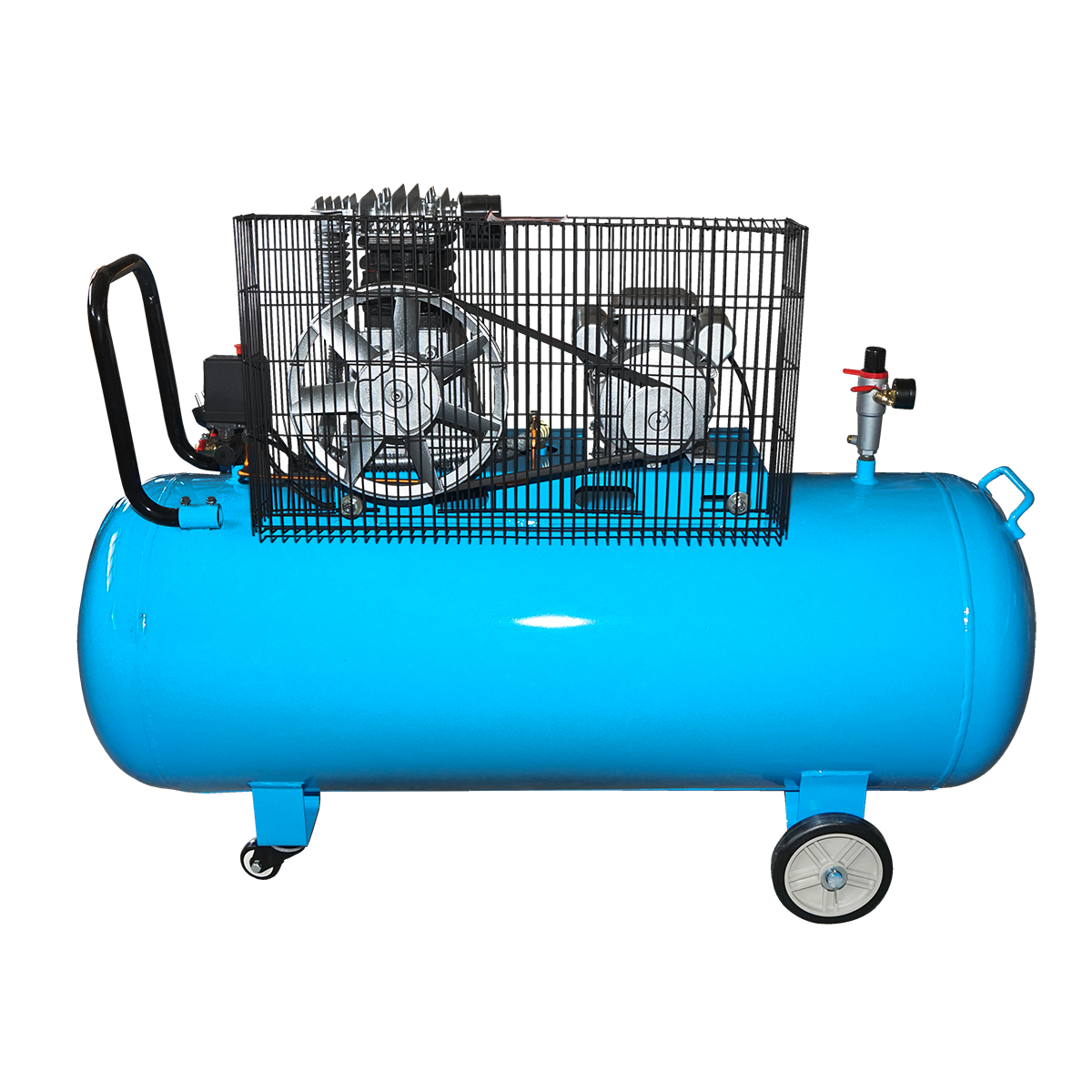Compresor aer 220V, 200L putere 2.2kW/3CP presiune maxima 8 Bar, debit 250L/min Breckner Germany - imagine 2