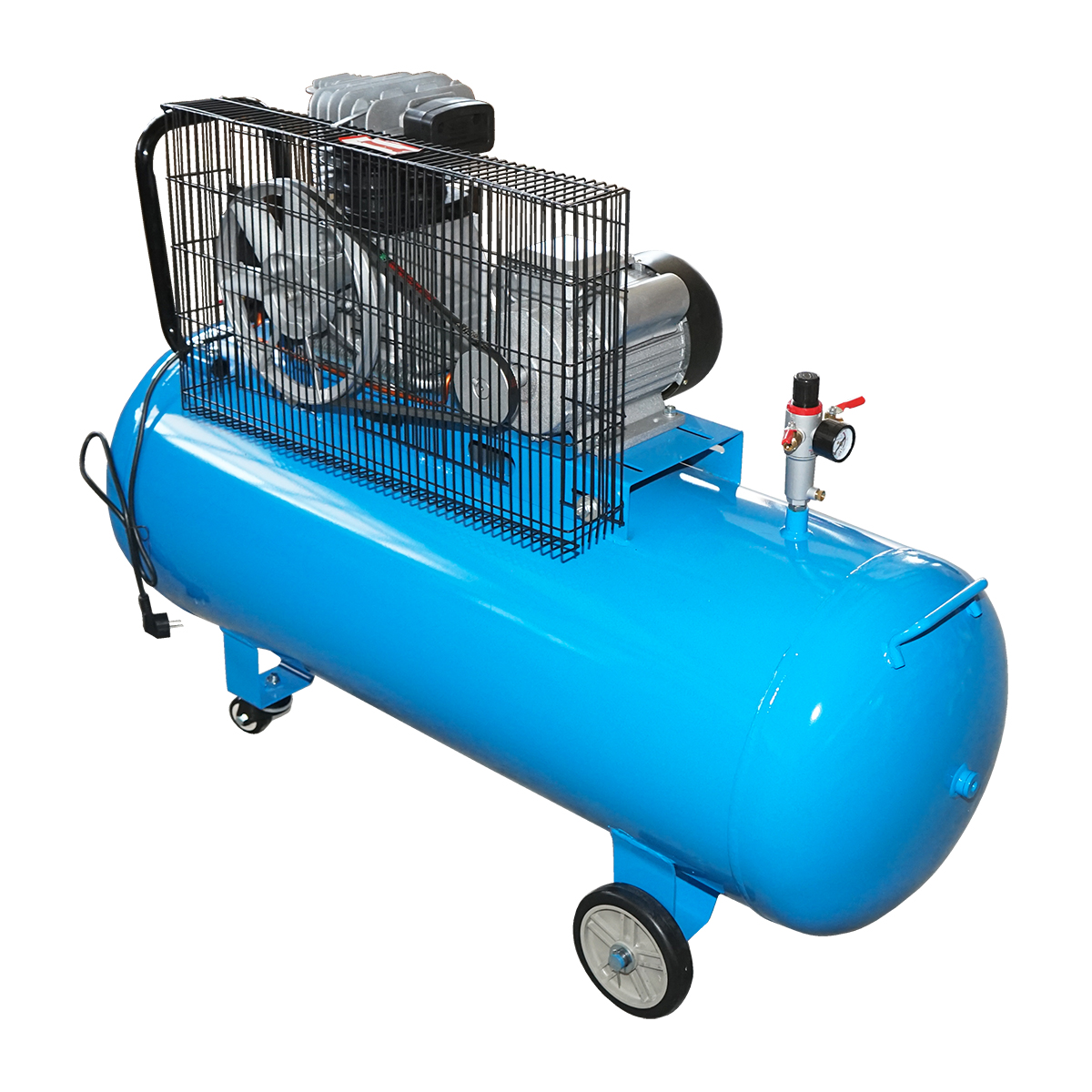 Compresor aer 220V, 200L putere 2.2kW/3CP presiune maxima 8 Bar, debit 250L/min Breckner Germany - imagine 5