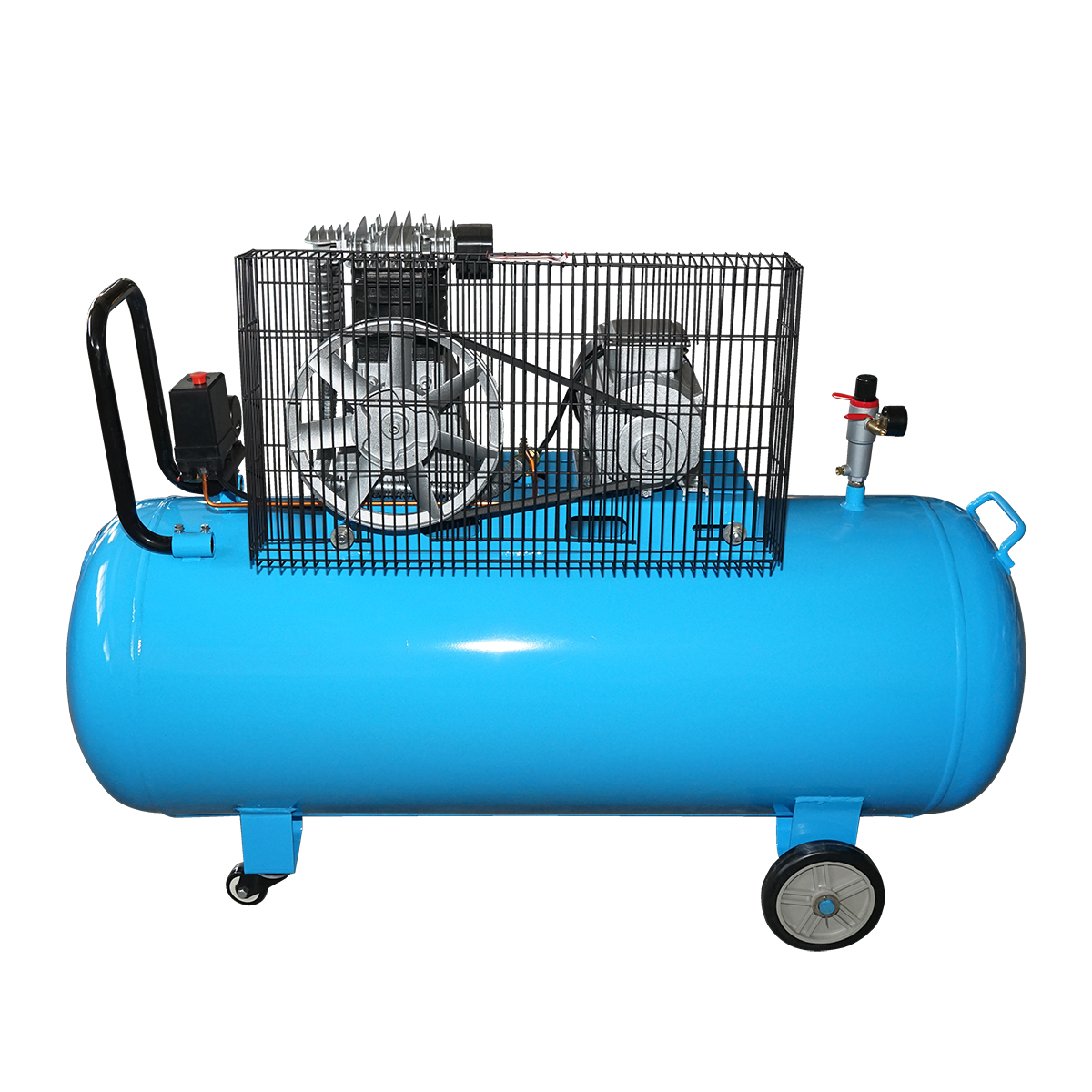 Compresor aer 380V, 200L putere 2.2kW/3CP presiune maxima 8 Bar, debit 250L/min Breckner Germany - imagine 3