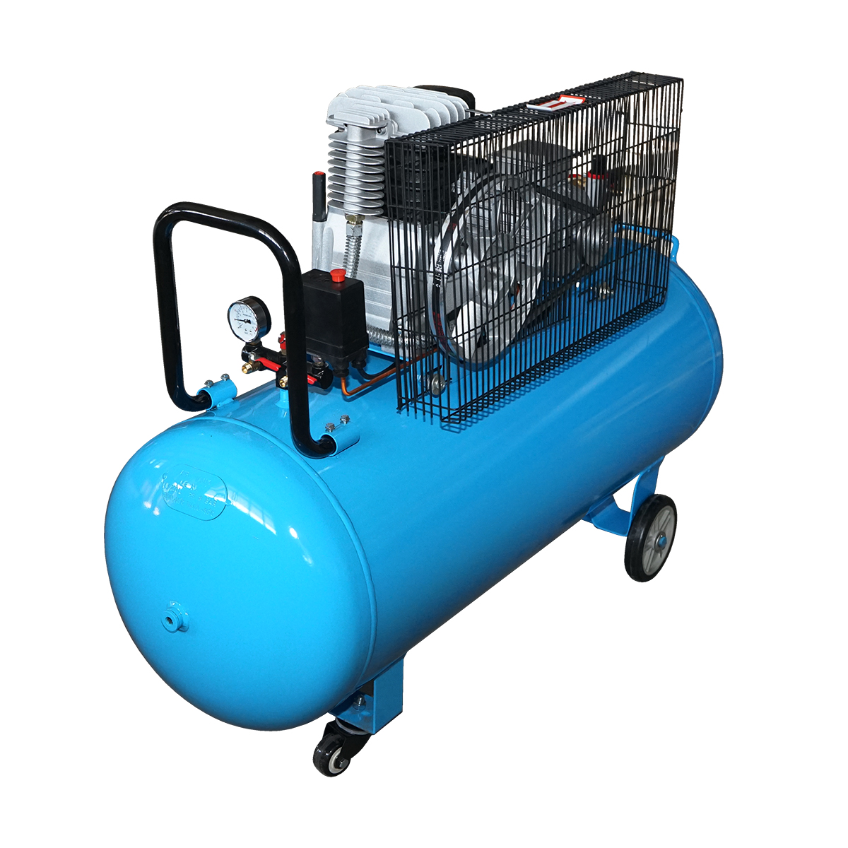 Compresor aer 380V, 200L putere 2.2kW/3CP presiune maxima 8 Bar, debit 250L/min Breckner Germany - imagine 2