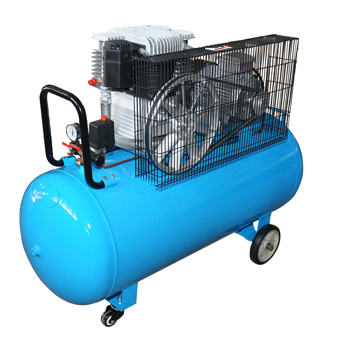 Compresor aer 380V, 270L putere 4kW/5.5CP presiune maxima 8 Bar, debit 600L/min Breckner Germany - imagine 4
