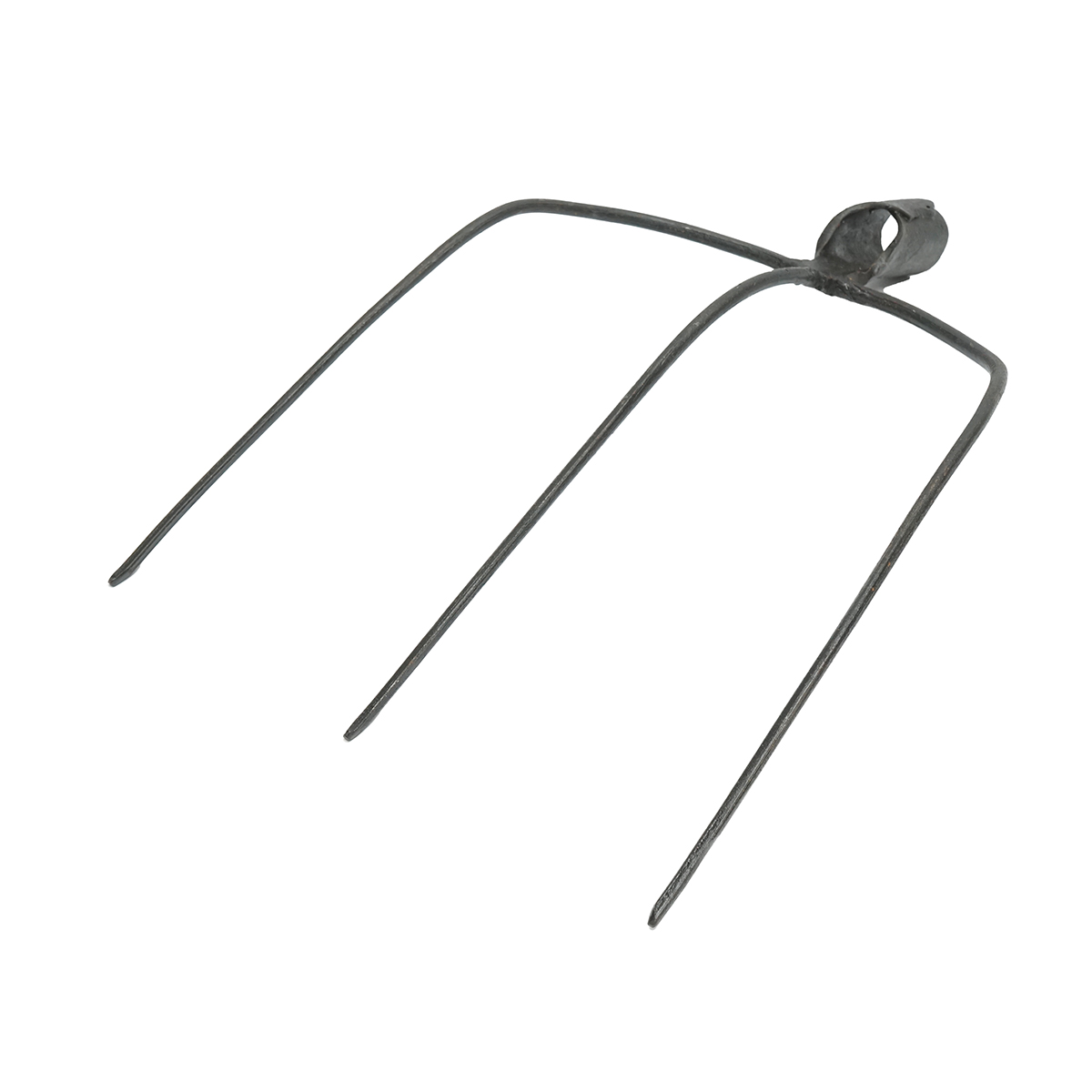 Furca pentru fan din otel forjat cu 3 coarne 220x320x430mm - imagine 2