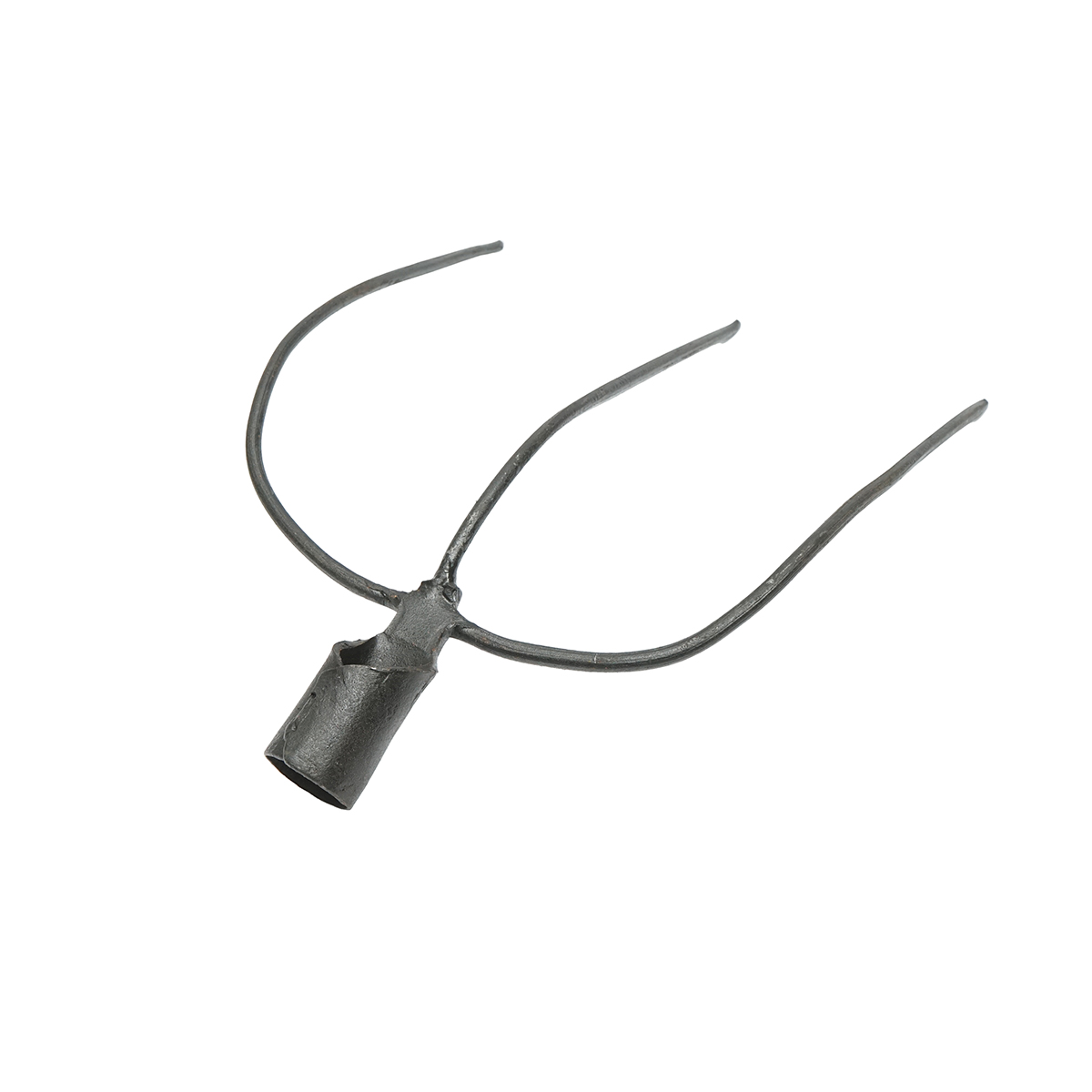 Furca pentru fan din otel forjat cu 3 coarne 220x320x430mm - imagine 3