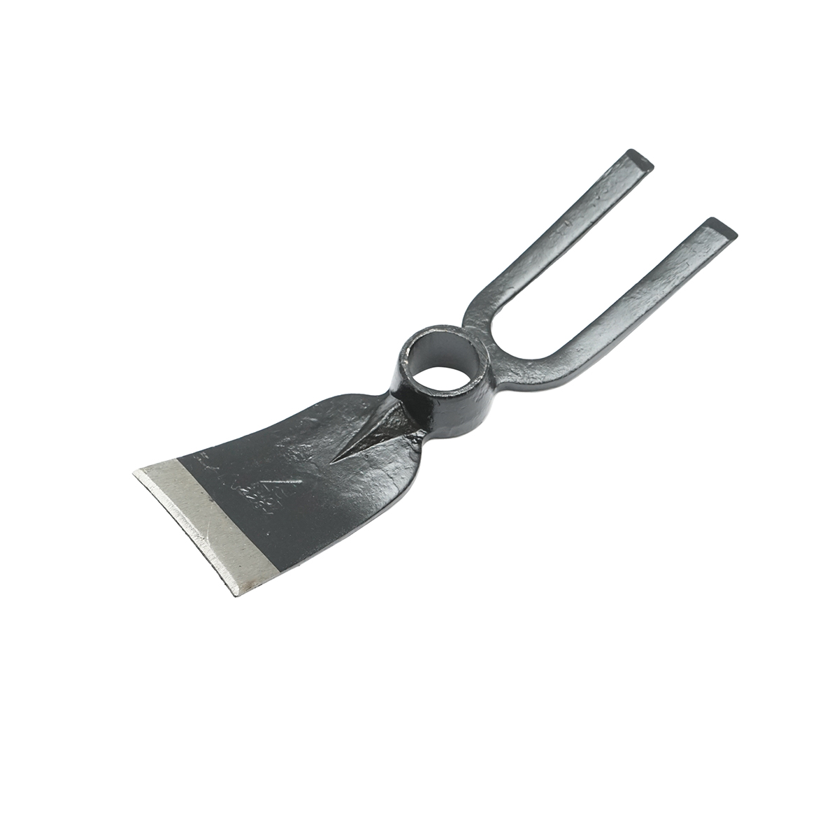 Sapa din metal forjat cu 2 coarne - imagine 3