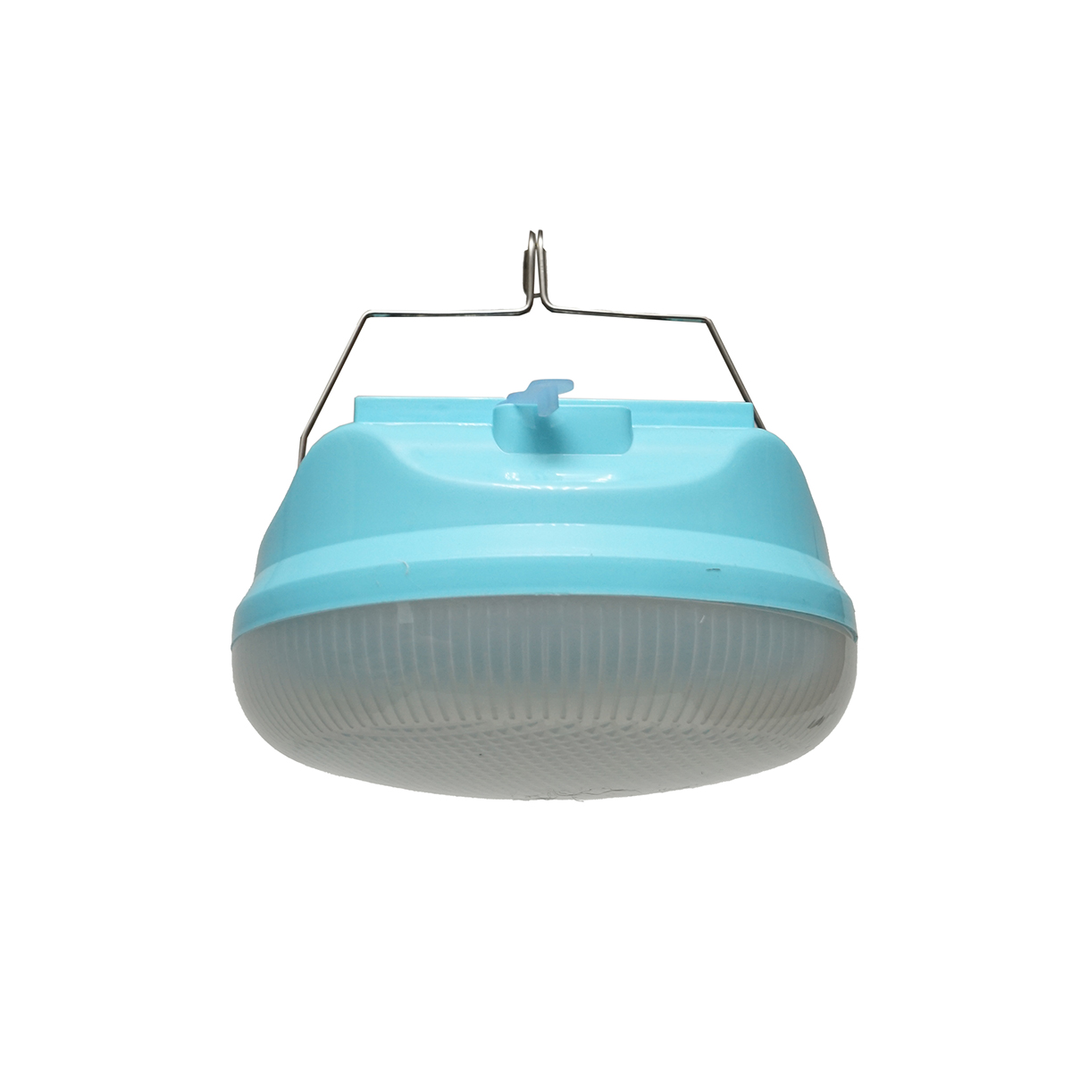Lampa LED 300W cu panou solar si baterie 2400mA, albastra - imagine 3