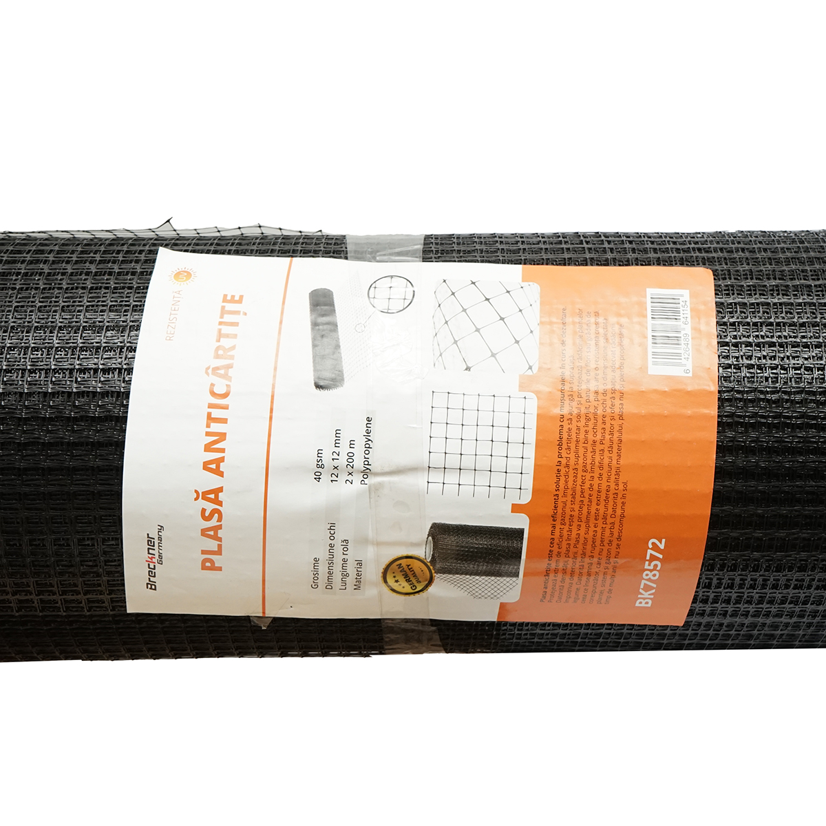 Plasa anti cartita 40g, 2x200m cu ochi 12x12mm Breckner Germany - imagine 2