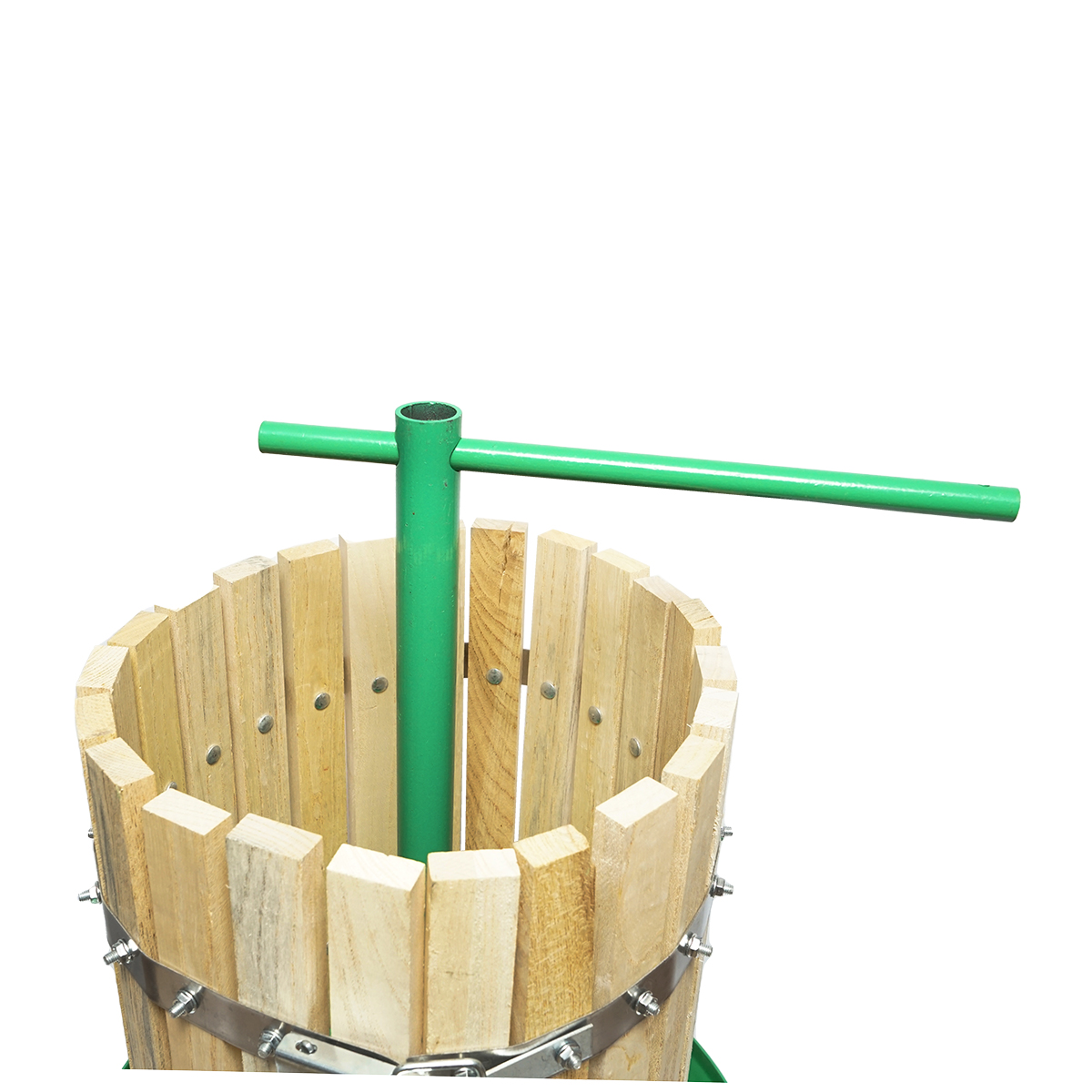 Teasc, presa manuala din lemn pentru struguri, capacitate 30l - imagine 4