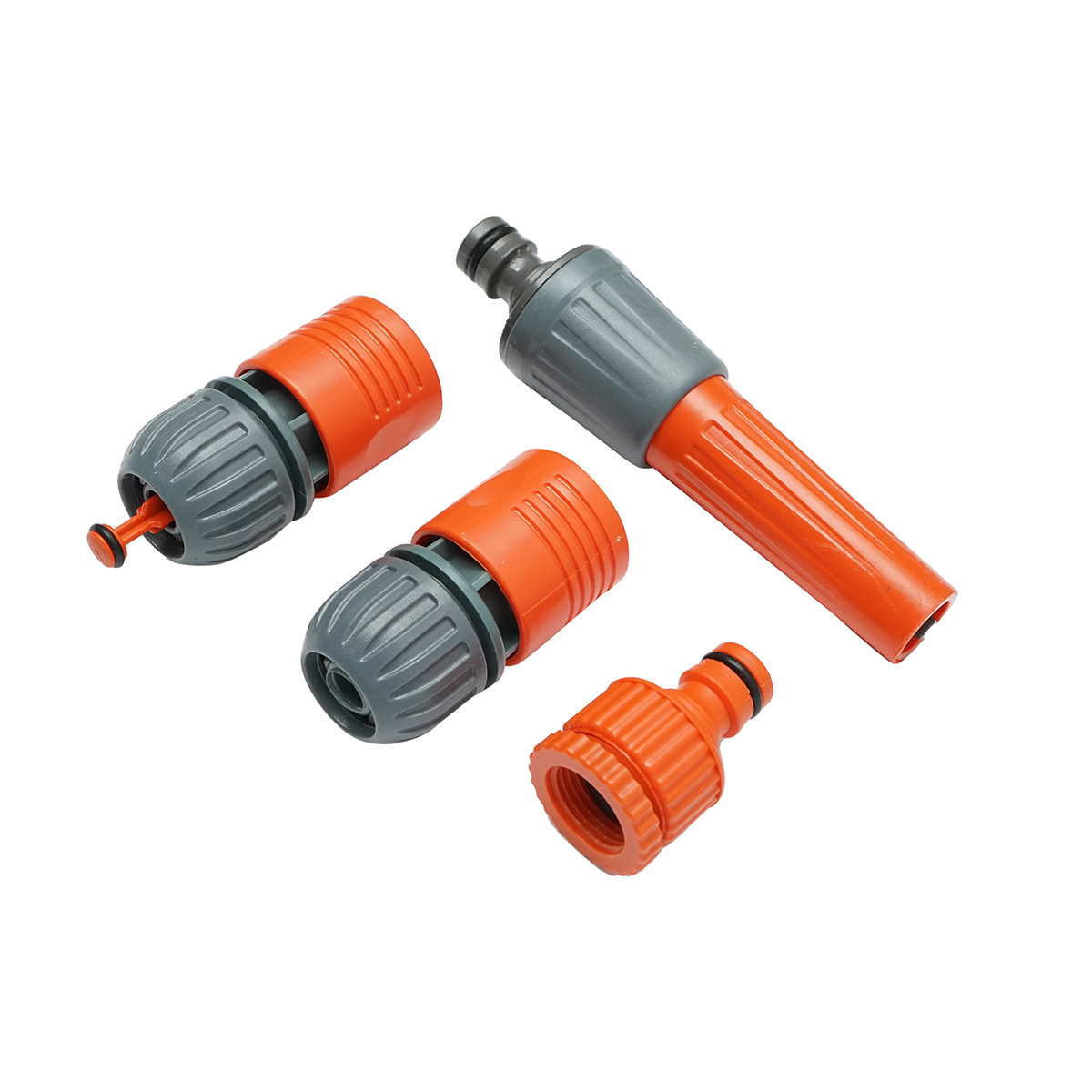Set conectori cu cap reglabil 1/2 pentru furtun gradina - imagine 4