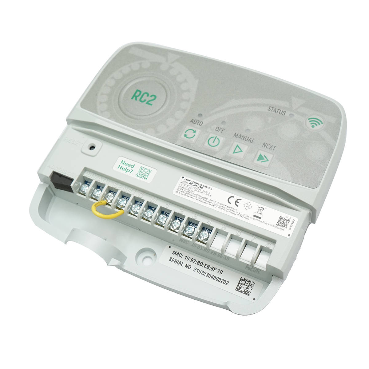 Programator irigatii 230V, WI-FI, 4 zone cu montaj interior RC2I4 Rain Bird - imagine 5