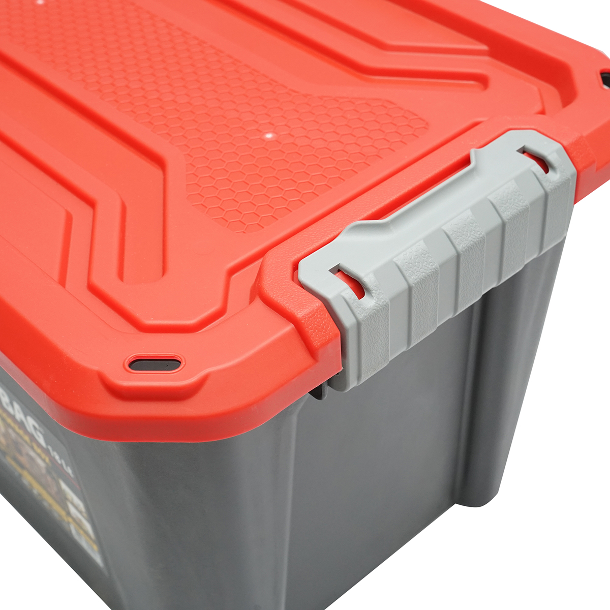 Cutie, lada depozitare heavy duty 18L cu capac, rosie 385x295x260mm Breckner Germany - imagine 4