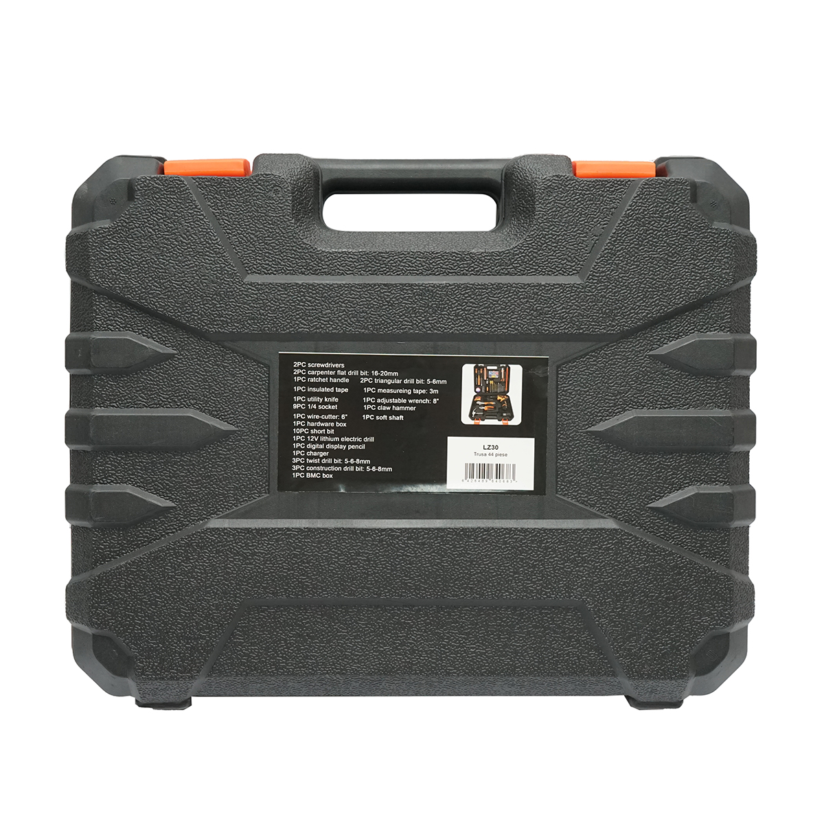 Trusa masina de insurubat 12V 1500mAh cu scule si unelte 44 piese - imagine 4