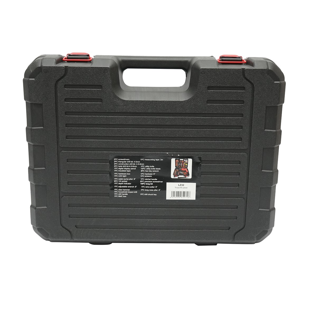 Masina de gaurit (bormasina) 600W, 220V cu scule si unelte 60 piese - imagine 4