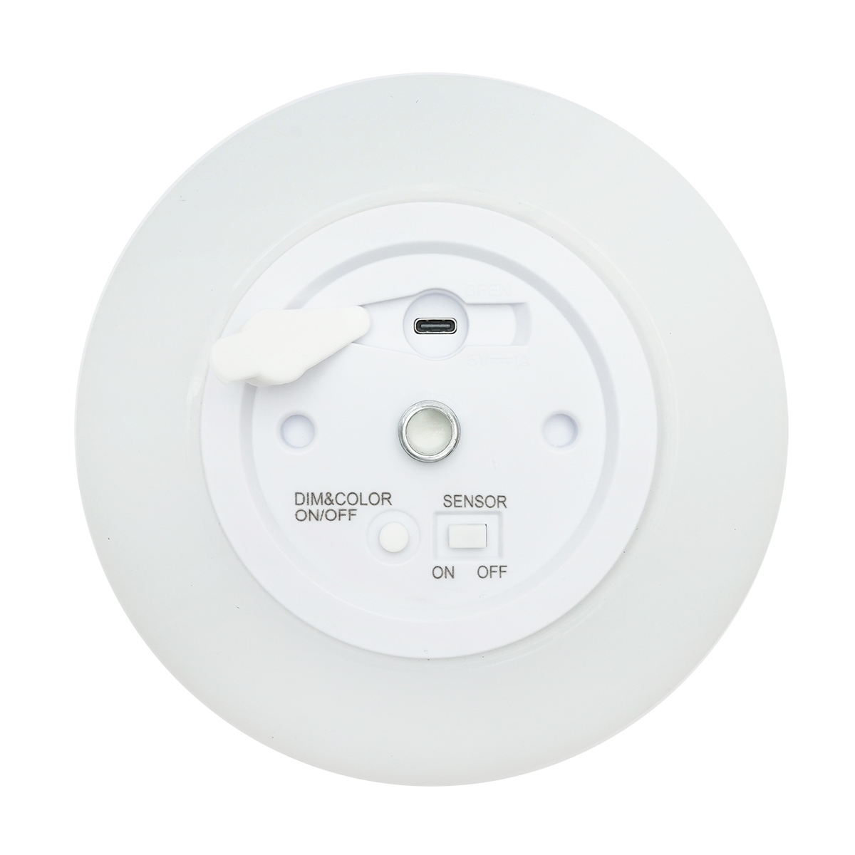 Lampa de masa solara LED 2W, panou solar 0.7W, baterie 3.7V 1200mAh, USB 5V 1A, auriu Breckner Germany - imagine 5