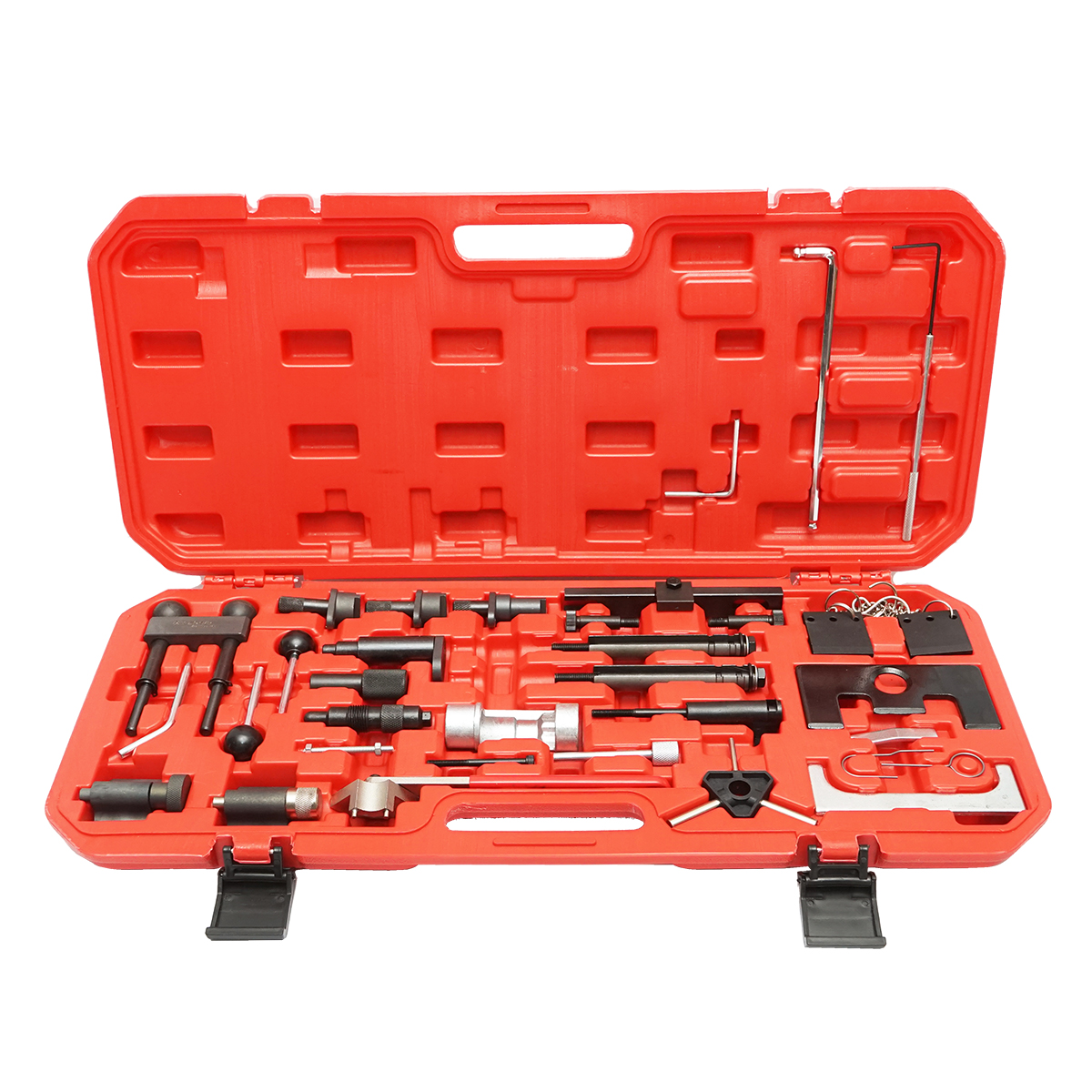 Trusa blocare cale si fixare distributie VW, Audi, Seat, Skoda pe benzina si diesel 34 piese Breckner Germany