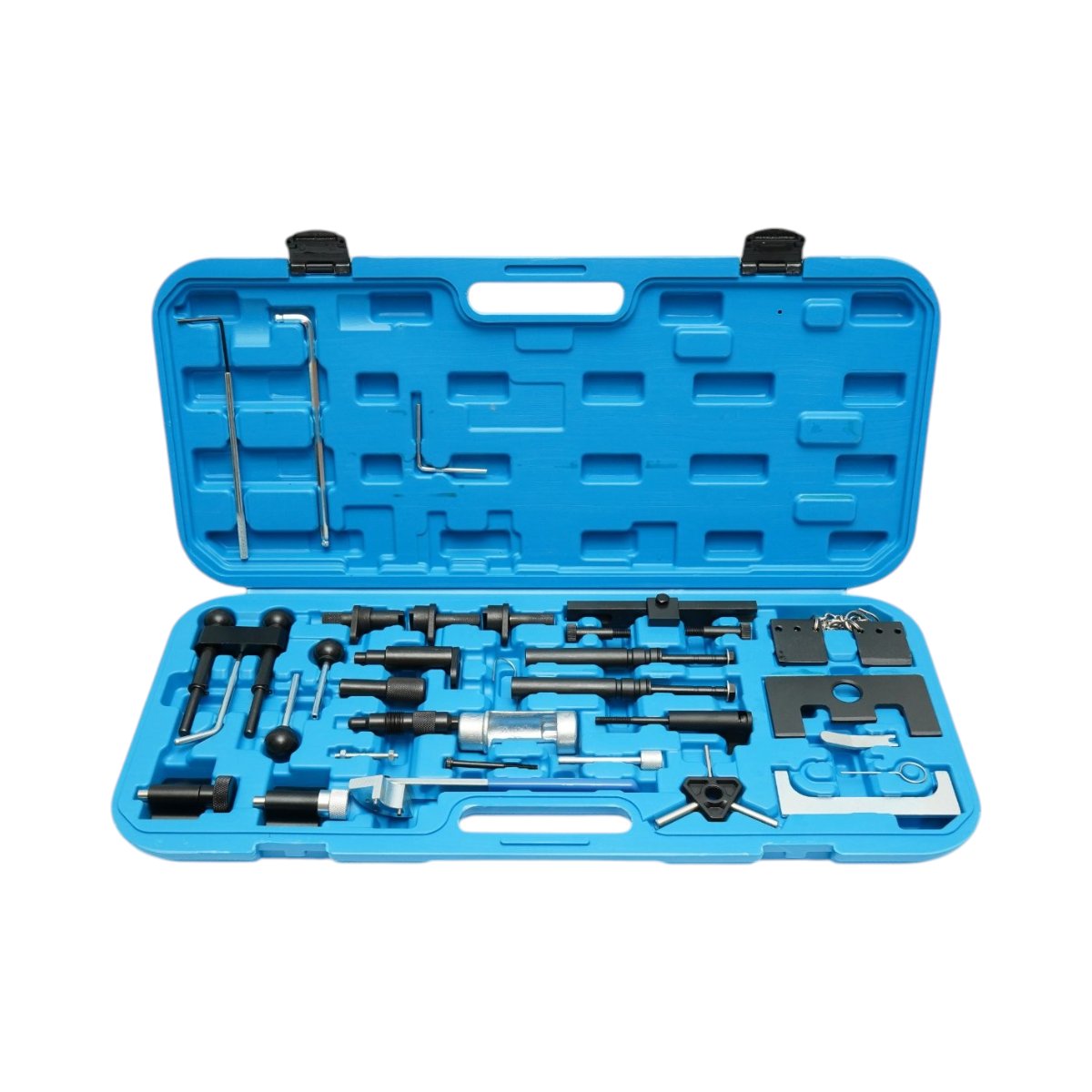 Trusa blocare cale si fixare distributie VW, Audi, Seat, Skoda pe benzina si diesel 34 piese Breckner Germany
