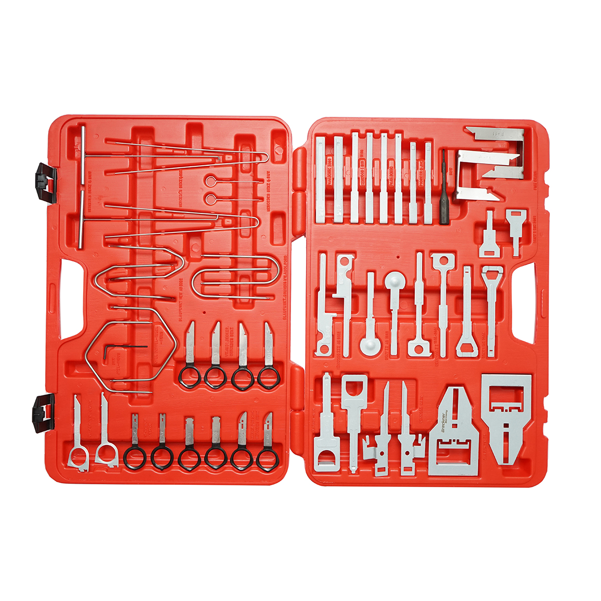 Trusa extractoare pentru demontat aparate radio/navigatie auto 52 piese Breckner Germany - imagine 3