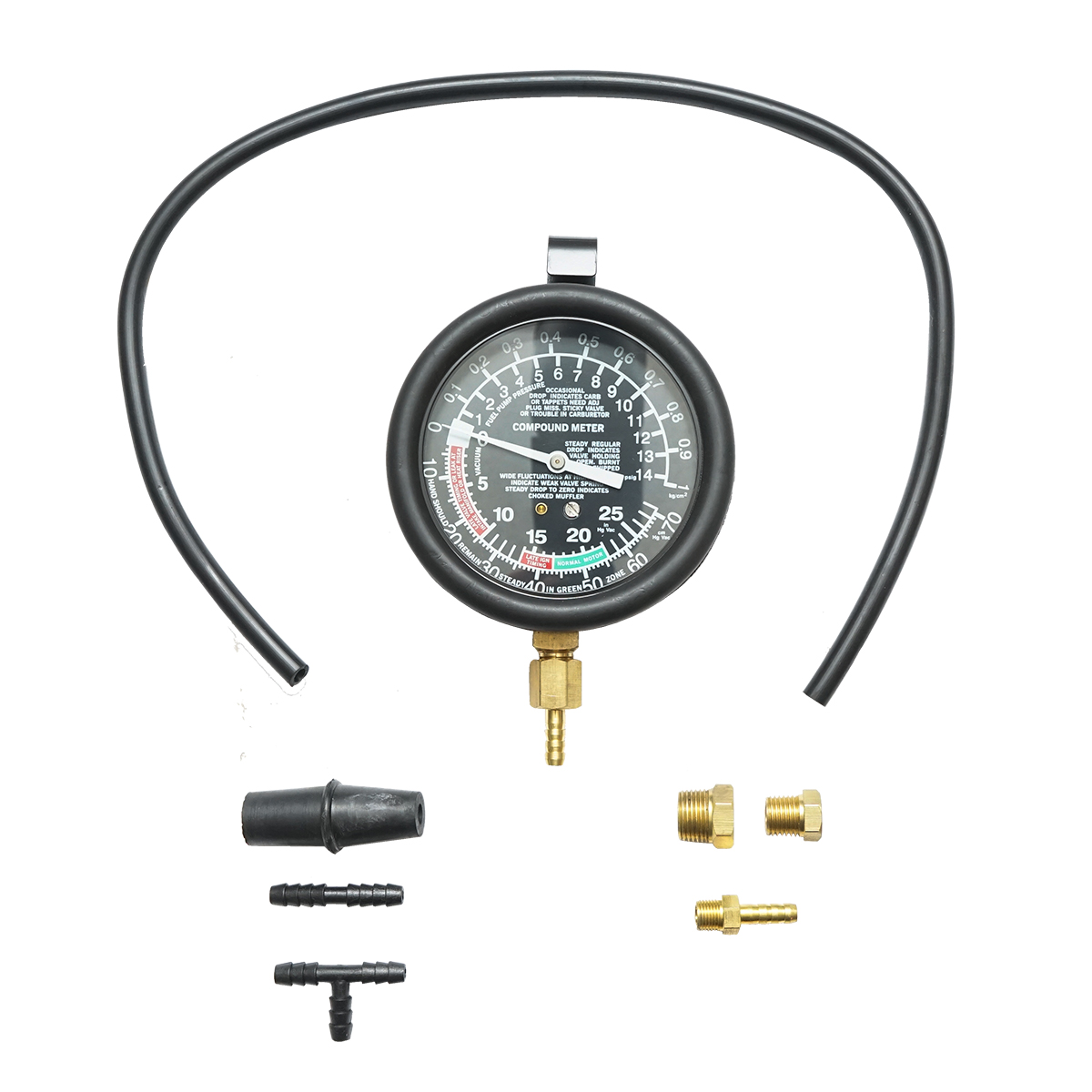Trusa tester presiune combustibil si vacuum (vid), manometru analog Breckner Germany - imagine 4