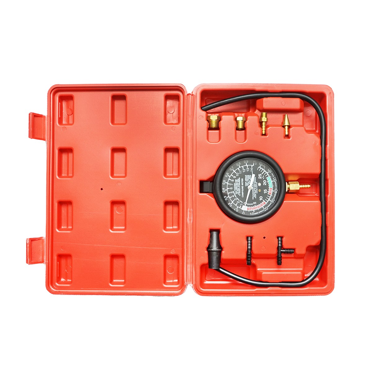 Trusa tester presiune combustibil si vacuum (vid), manometru analog Breckner Germany - imagine 3