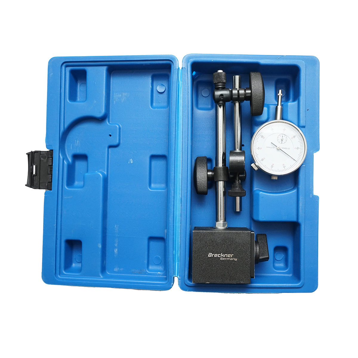 Trusa cu ceas comparator si suport magnetic Breckner Germany - imagine 3