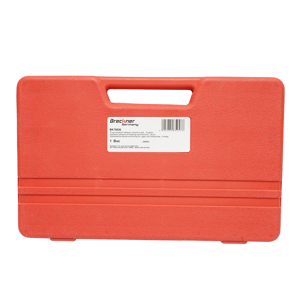 Trusa presa extractor hidraulic rulmenti si fulii 14 piese Breckner Germany - imagine 6