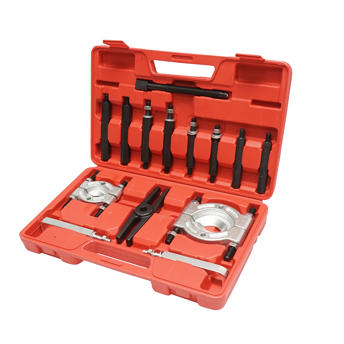 Trusa presa extractor hidraulic rulmenti si fulii 14 piese Breckner Germany - imagine 2