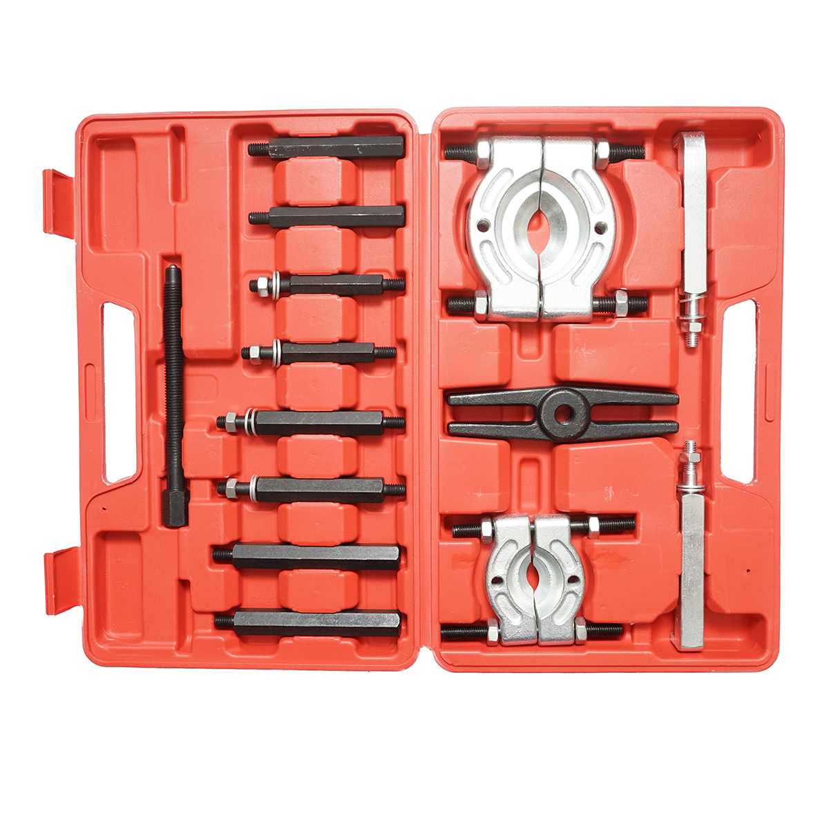 Trusa presa extractor hidraulic rulmenti si fulii 14 piese Breckner Germany - imagine 3