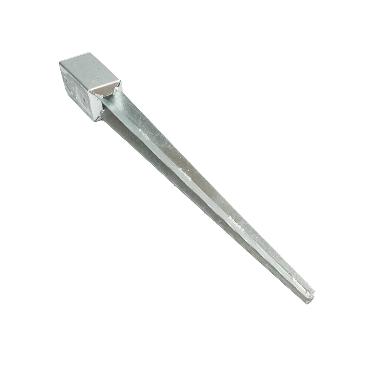 Suport stalp tip tarus 71x71x750mm, otel zincat galvanizat