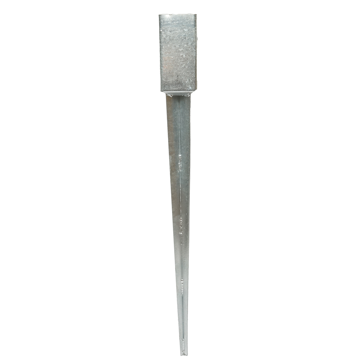 Suport stalp tip tarus 71x71x750mm, otel zincat galvanizat - imagine 2