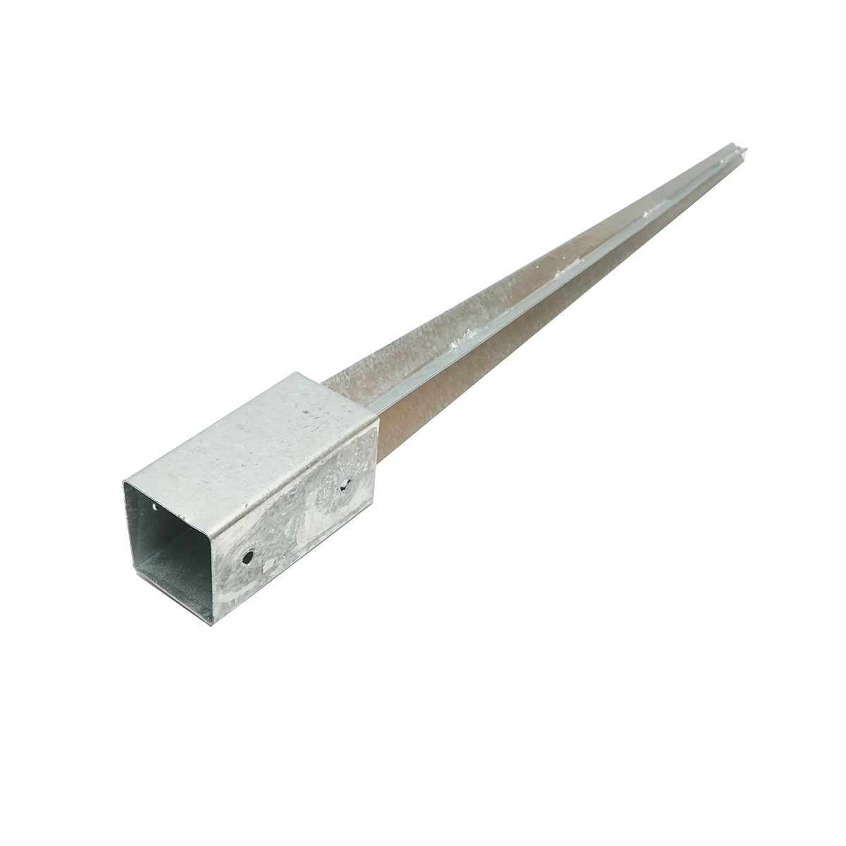 Suport stalp tip tarus 71x71x750mm, otel zincat galvanizat - imagine 4