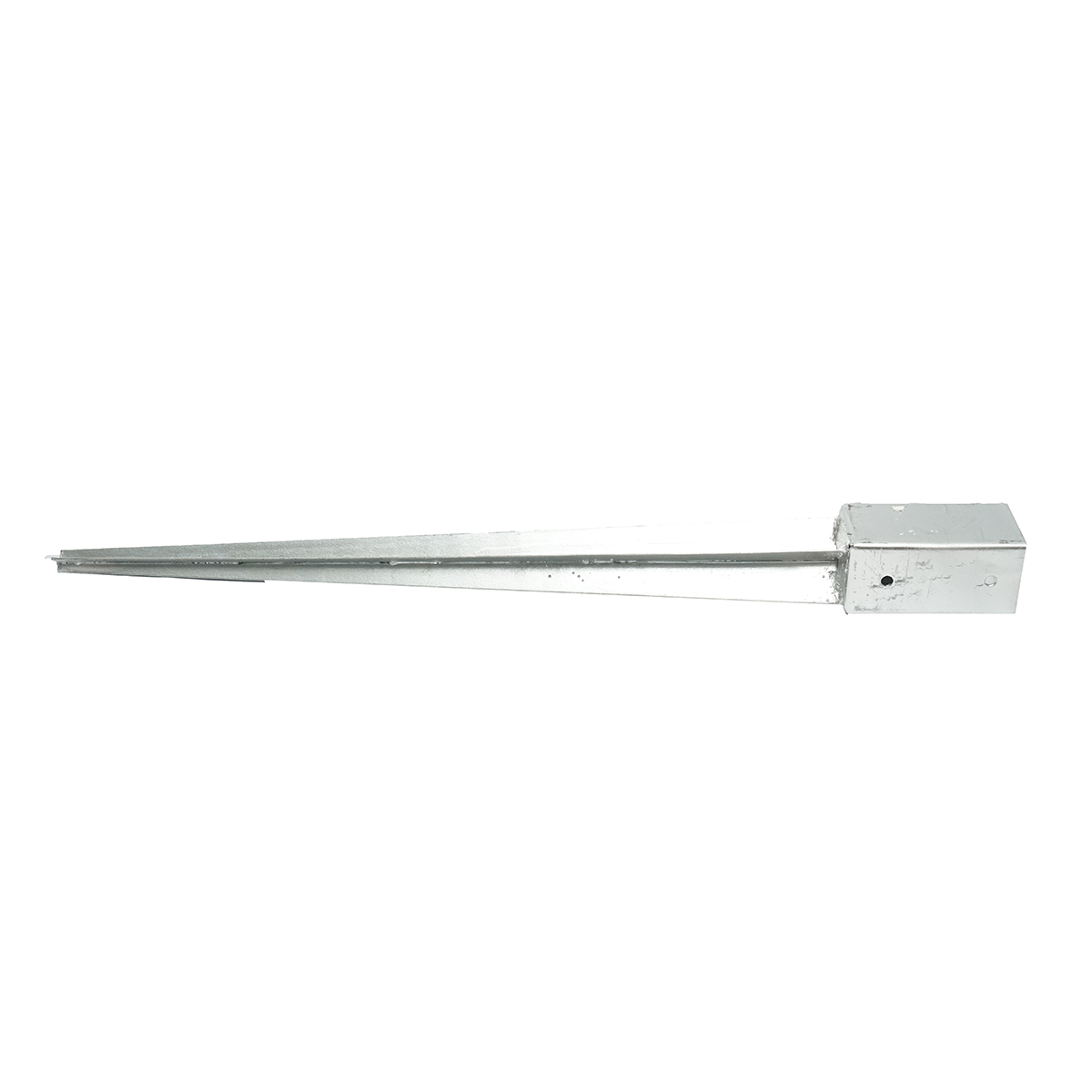 Suport stalp tip tarus 71x71x900mm, otel zincat, galvanizat - imagine 2