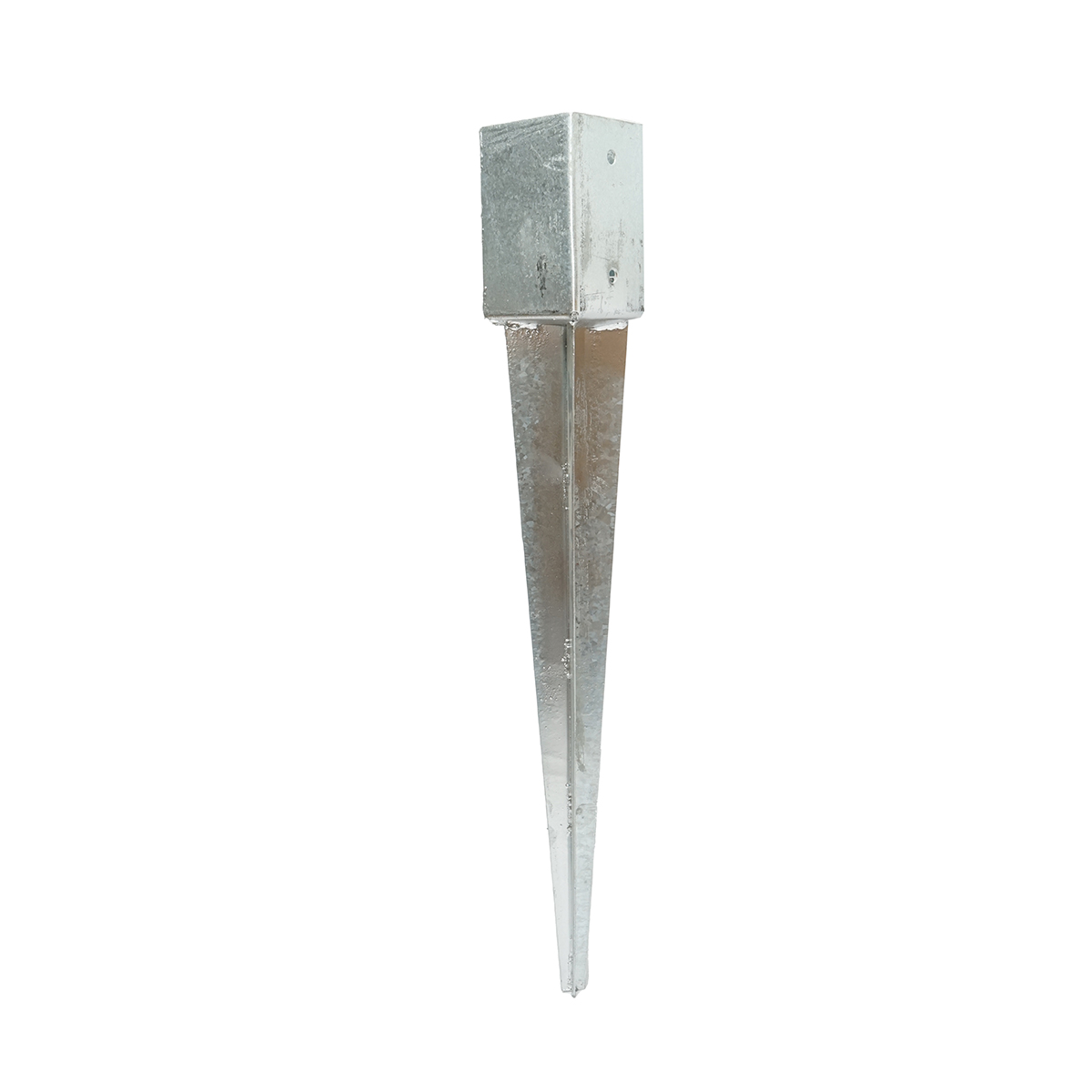 Suport stalp tip tarus 91x91x750mm, otel zincat, galvanizat - imagine 2
