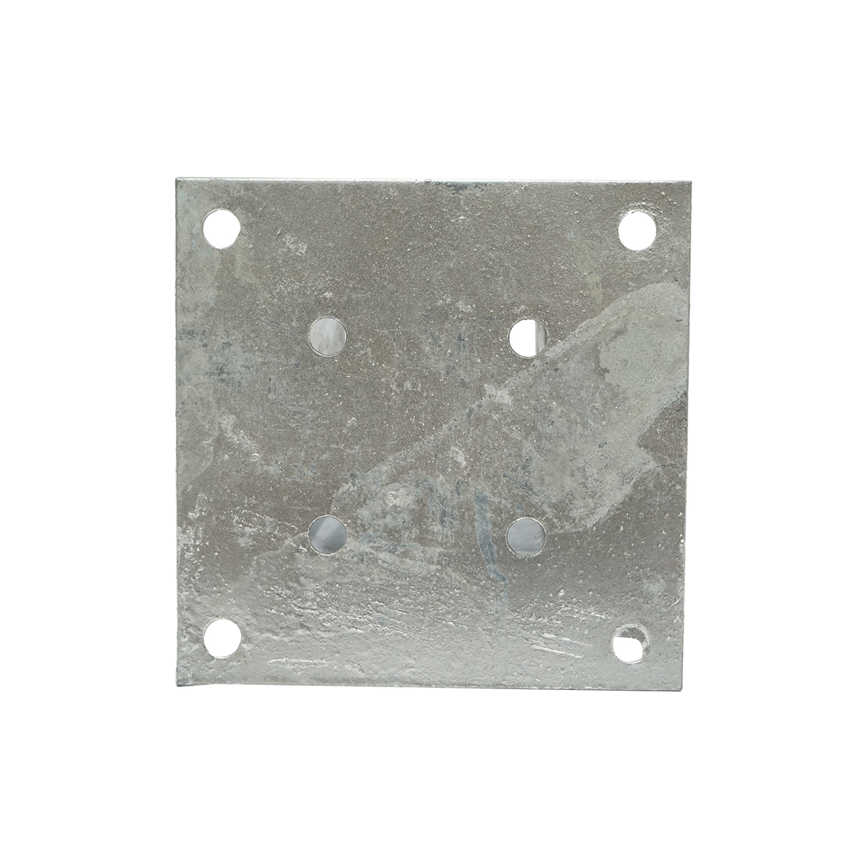 Suport stalp patrat aplicat 71x71x150mm, otel zincat - imagine 4