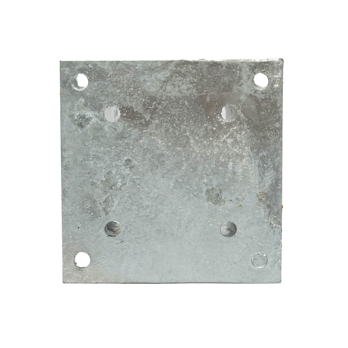 Suport stalp patrat aplicat 91x91x150mm, otel zincat - imagine 4