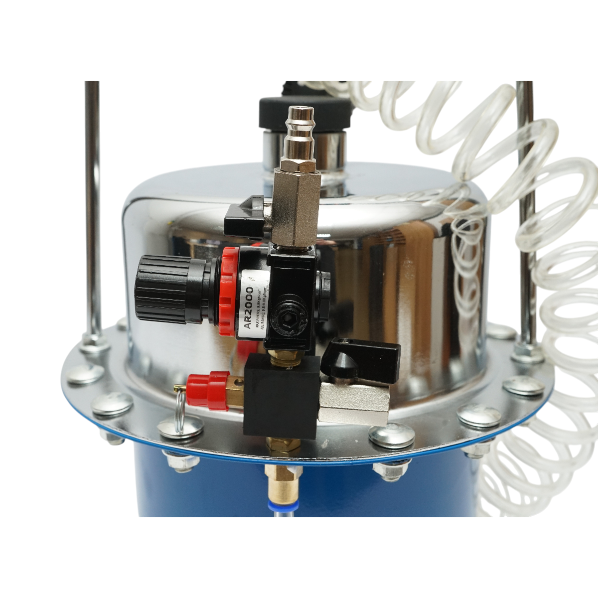 Aparat pneumatic pentru aerisit si schimbat lichidul de frana Breckner Germany - imagine 7