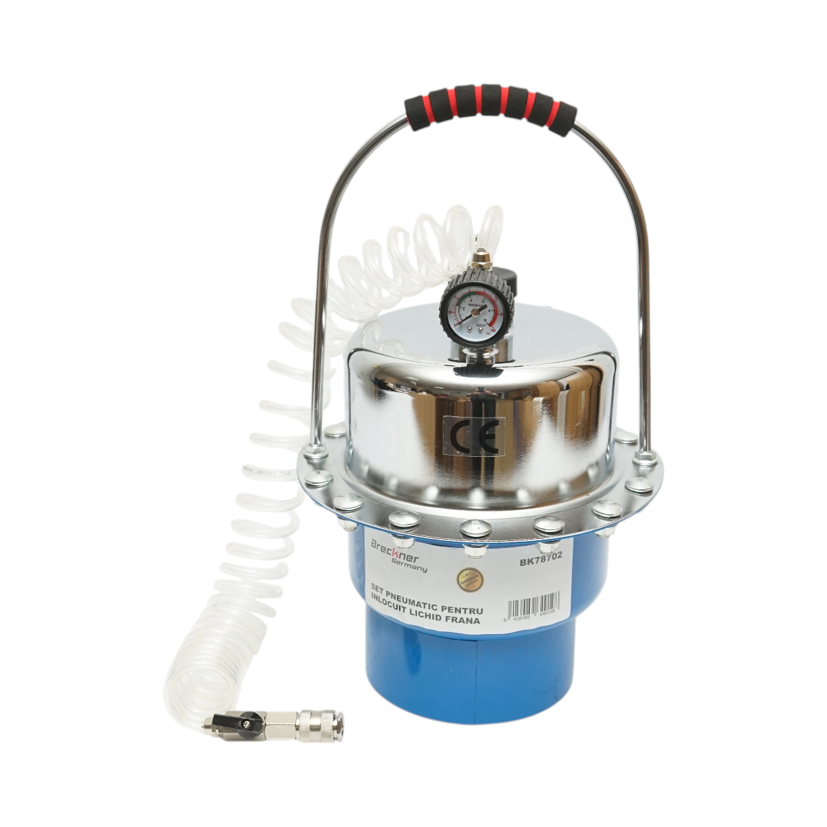 Aparat pneumatic pentru aerisit si schimbat lichidul de frana Breckner Germany - imagine 5